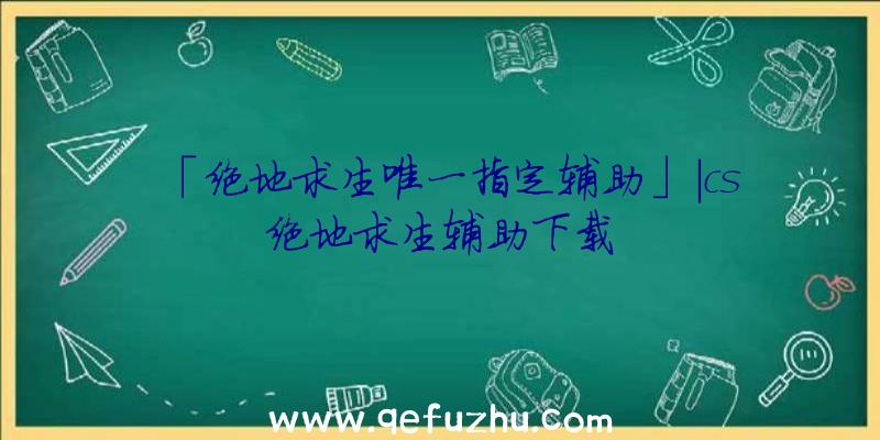 「绝地求生唯一指定辅助」|cs绝地求生辅助下载